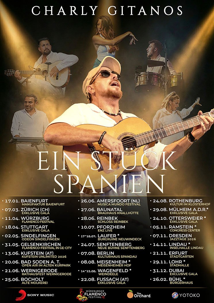 Tourposter 2026 Ein Stück Spanien